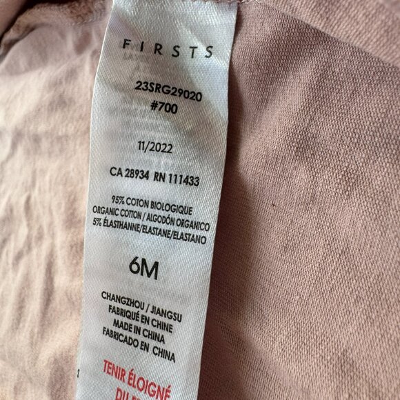 Petit Lem Firsts Footie Bodysuit 2-Way Zip 6M Organic Cotton Flowers in the Pond - Picture 6 of 13